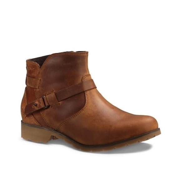 Teva Women’s De La Vina Ankle Bootie in Brown‎ Size 6.5 - Picture 1 of 9